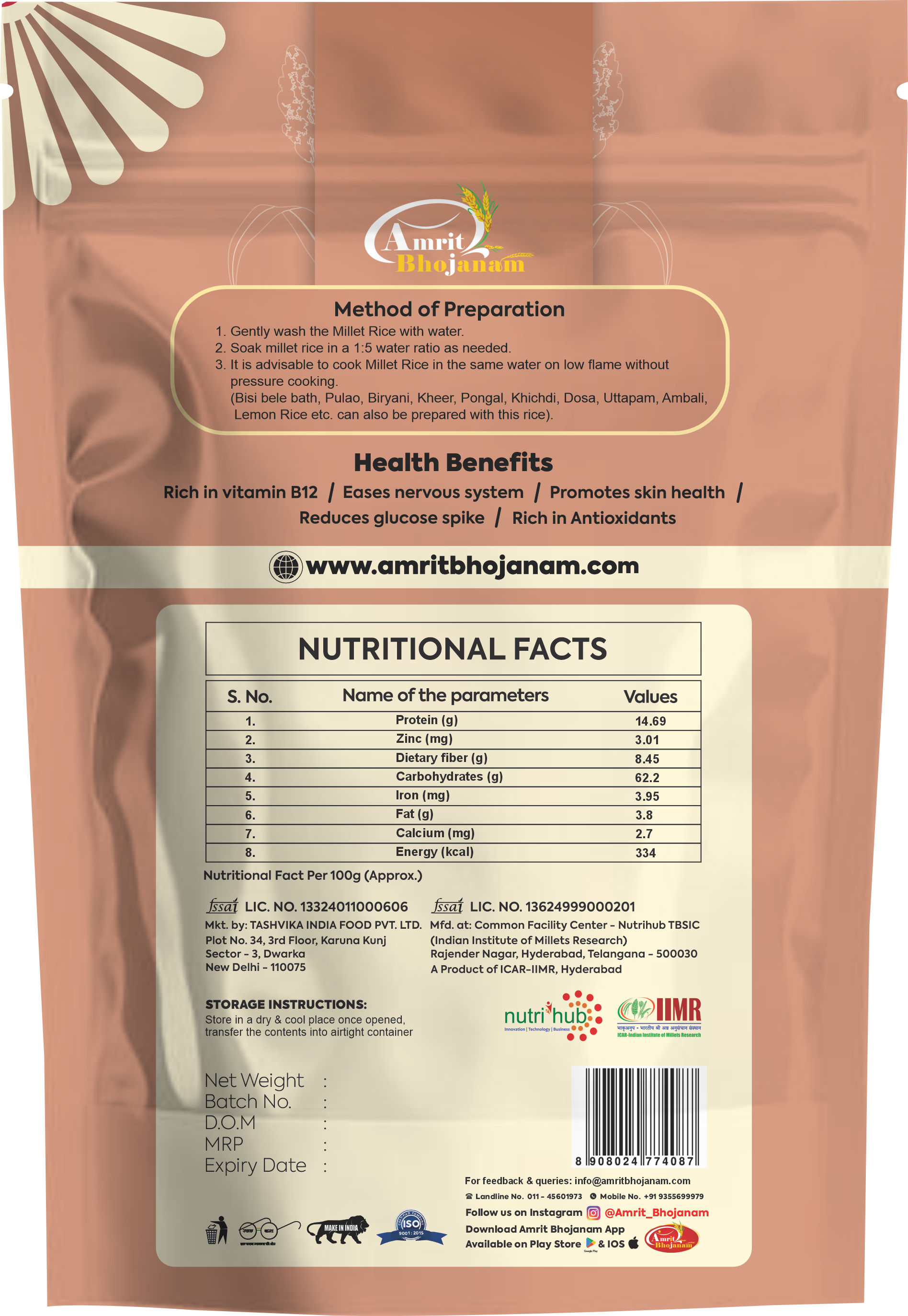 Kangni Foxtail Millet Rice