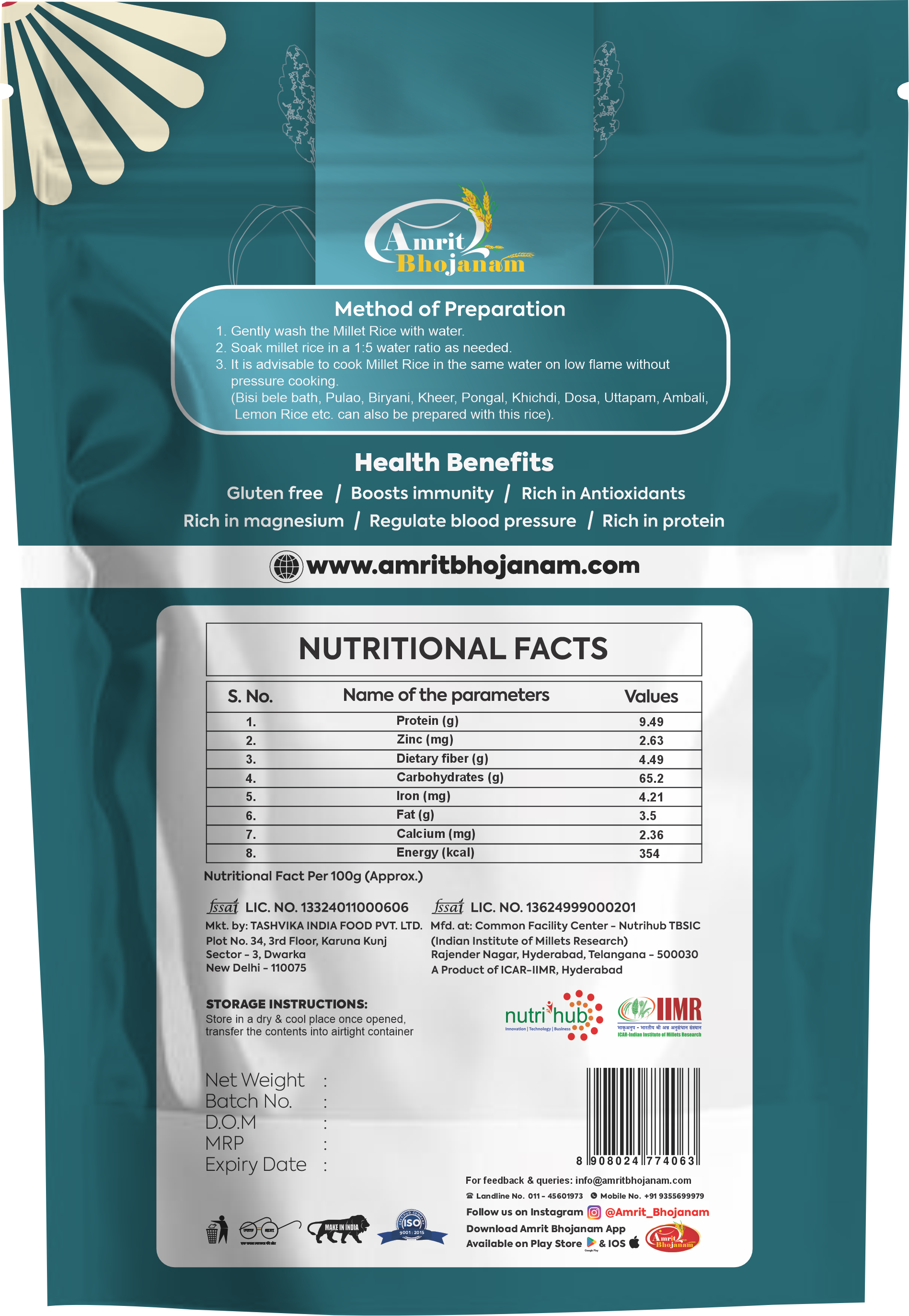 Kutki Little Millet Rice