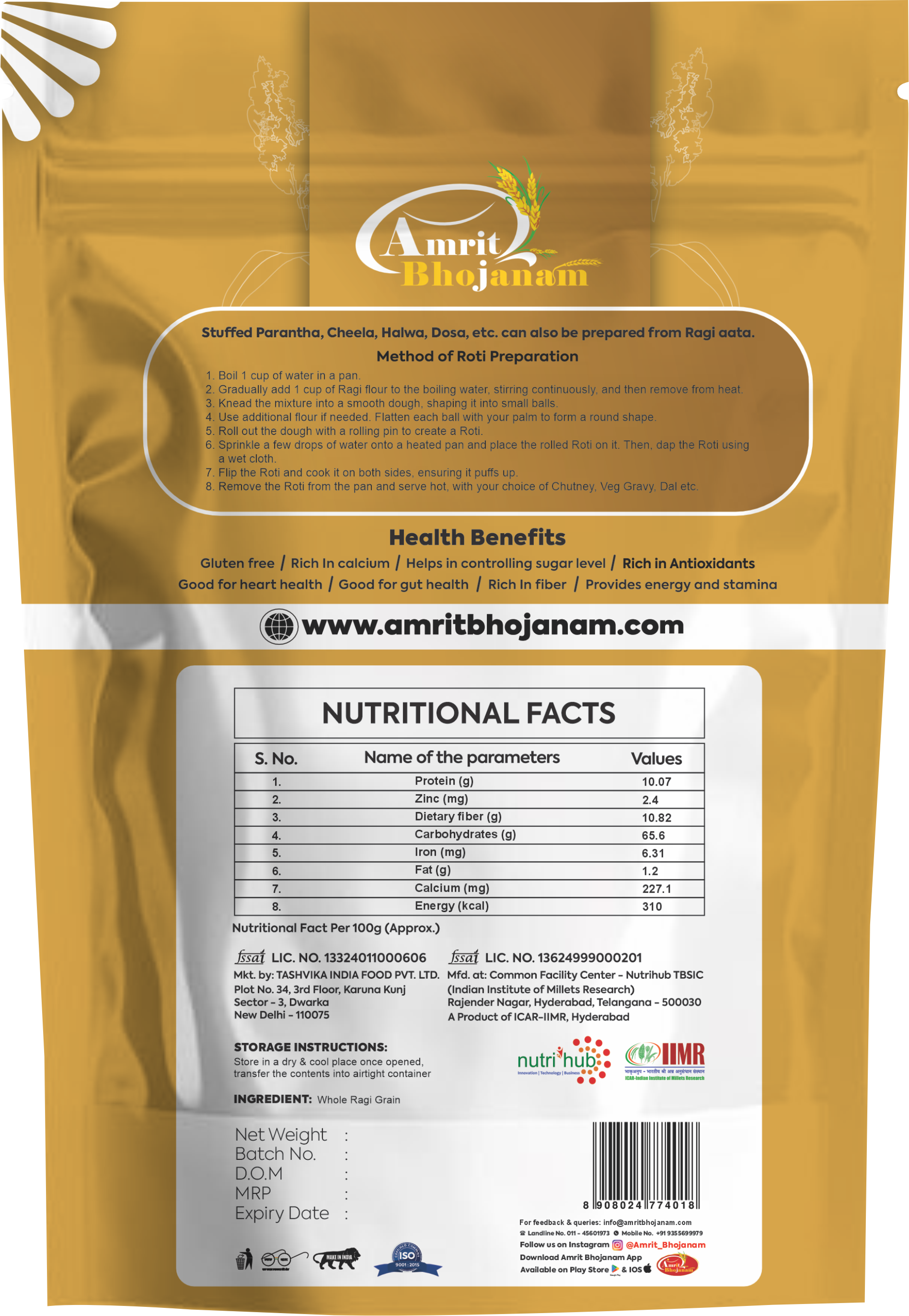 Ragi Aata Finger Millet